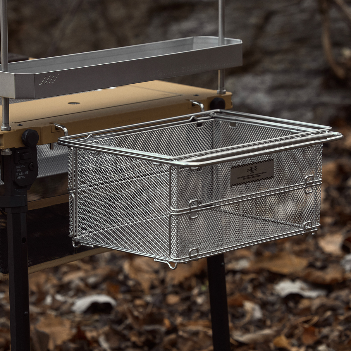 카고컨테이너 원유닛 멀티홀더 메쉬가드 폴딩 바스켓 세트 캠핑 IGT 테이블 유닛 악세서리 이미지 3