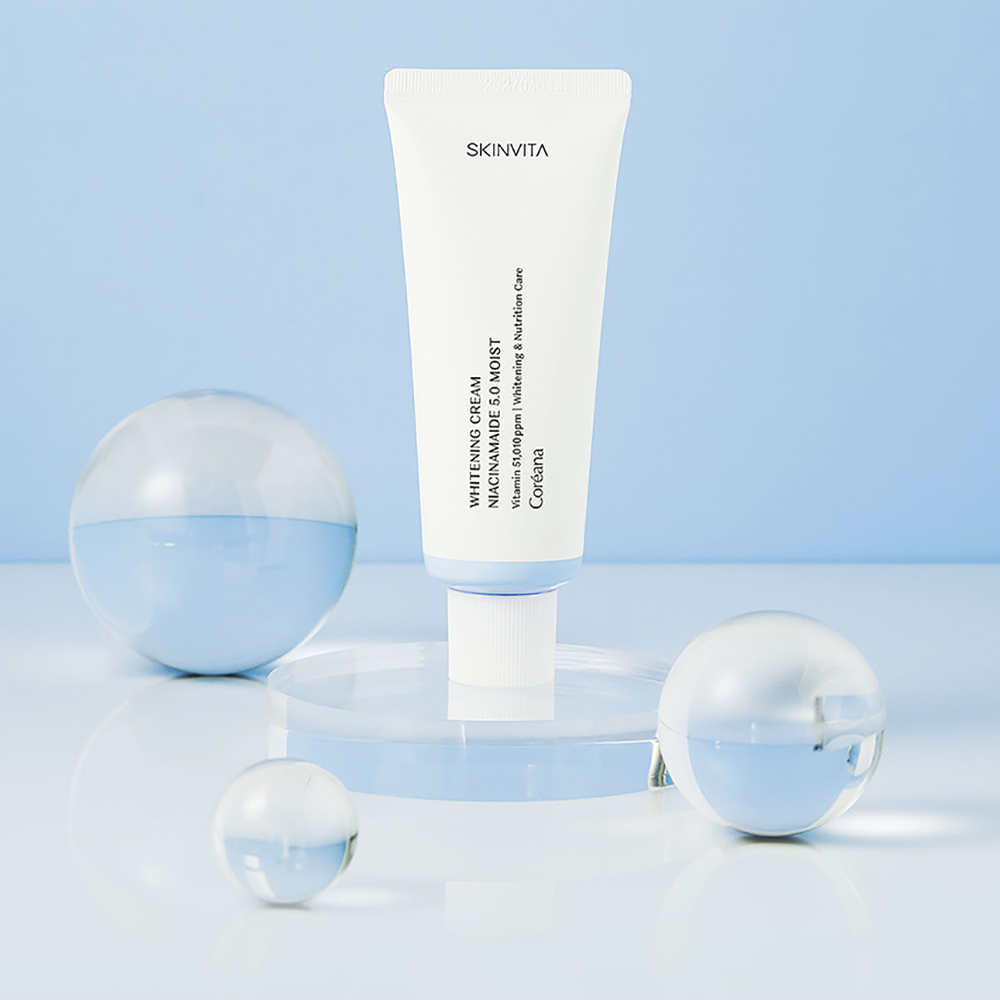 코리아나 스킨비타 미백크림 나이아신아마이드 5.0 기미잡티 수분 케어 60ml, 1개