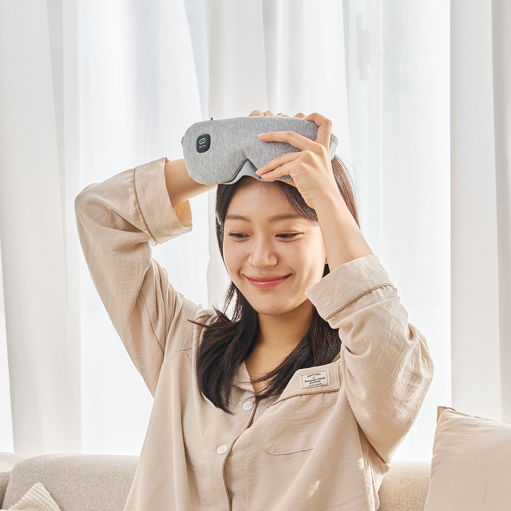 크리스탈클라우드 충전식 무선 온열안대 수면안대 눈찜질팩 - 상세 이미지 5