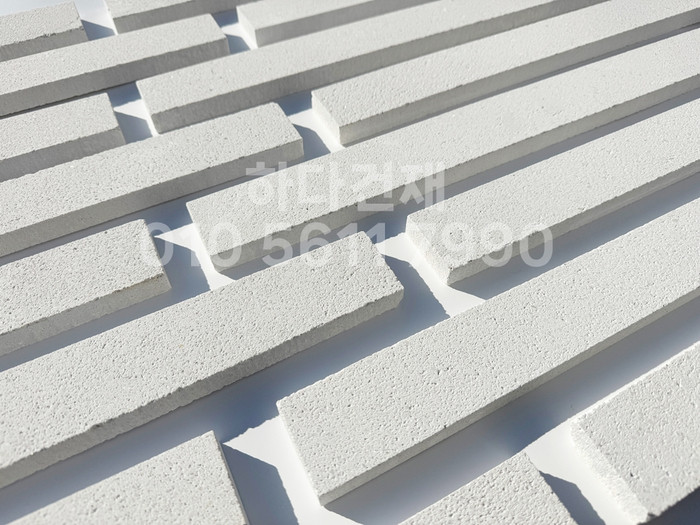 라일락 모노타일 500x50x17T 펄화이트 / 하다건재 와이드벽돌타일