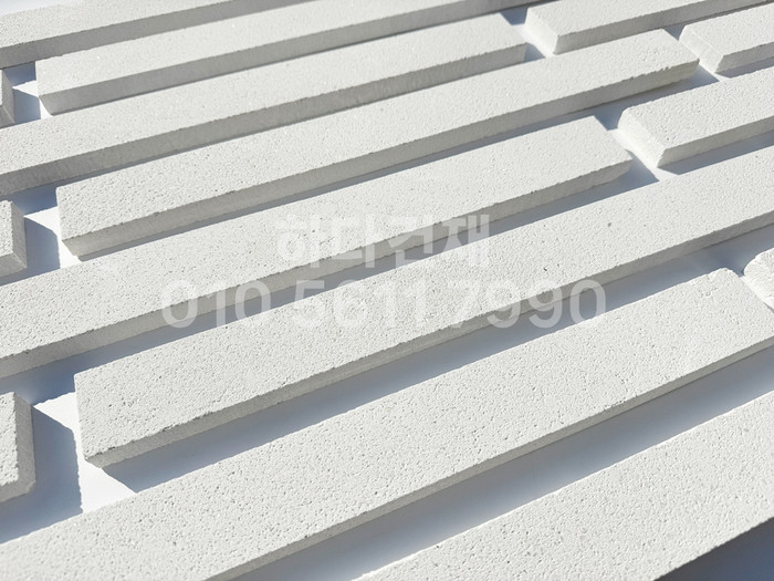 라일락 모노타일 500x50x17T 펄화이트 / 하다건재 와이드벽돌타일