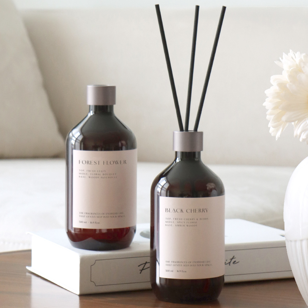 올챌린지 대용량 디퓨저 500ml 1개+1개 실내 방향제 화장실 사무실 인테리어 선물세트