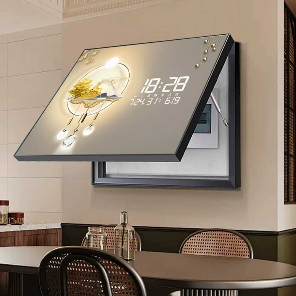 고스트캠프 만년달력 2025년 탁상 캘린더 만년 탁상용 50x40 검정 알루미늄 액자 - 상품 이미지