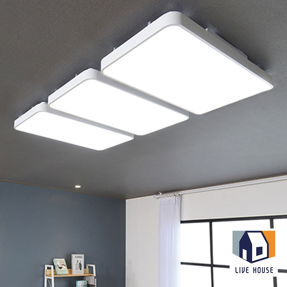 국산 LED 거실등 인테리어 조명 거실전등 4등 100w 블랙 - 상세 이미지 2
