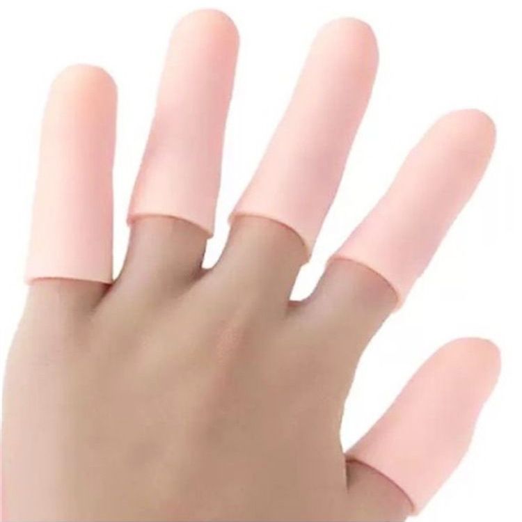 손가락 보호 튜브 실리콘 보호대 굳은살 통증 커버 골프 물집 방지 엄지 검지 골무 밴드 - 상세 이미지 4