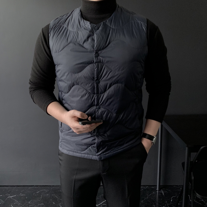 정장패딩조끼 경량패딩조끼 패쪼 - 상세 이미지 3