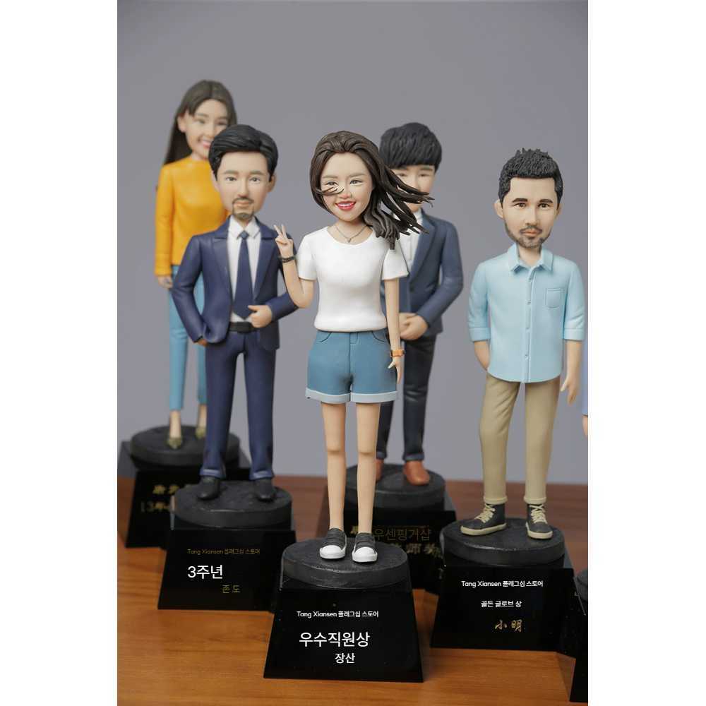 고스트캠프 피규어감사패 피규어 제작 크리스탈 18CM 싱글 - 상세 이미지 4