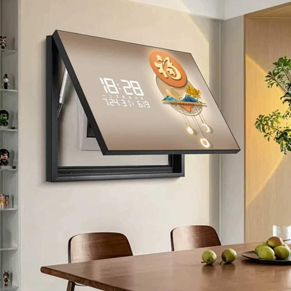 고스트캠프 만년달력 2025년 탁상 캘린더 만년 탁상용 50x40 검정 알루미늄 액자 - 상세 이미지 2