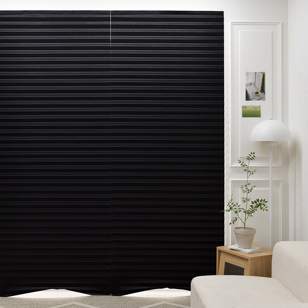 아라크네 붙이는 블라인드 창문햇빛가리개 암막 화이트 대형