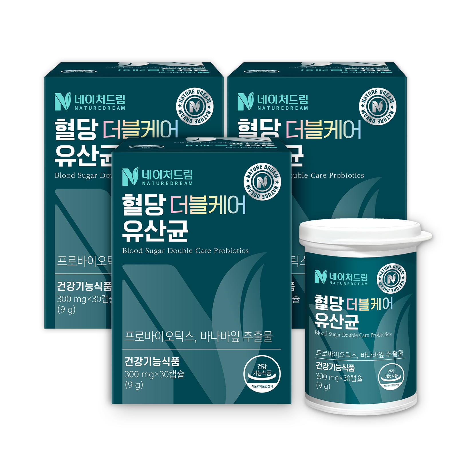 네이처드림 혈당 더블케어 유산균 300mgx30캡슐 3박스/40억보장 프로바이오틱스 - 상세 이미지 3