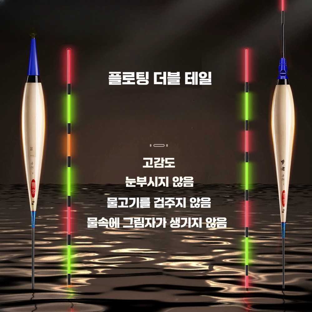 밤낚시 고감도 채비 낚시 전자찌 바다 주야겸용 D01 (20.5CM 50CM) 1호 - 상품 이미지
