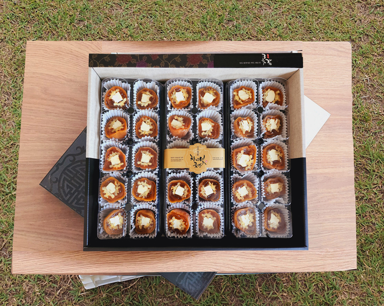 천년빛곶감 선물용 크림치즈 호두말이 곶감 30구