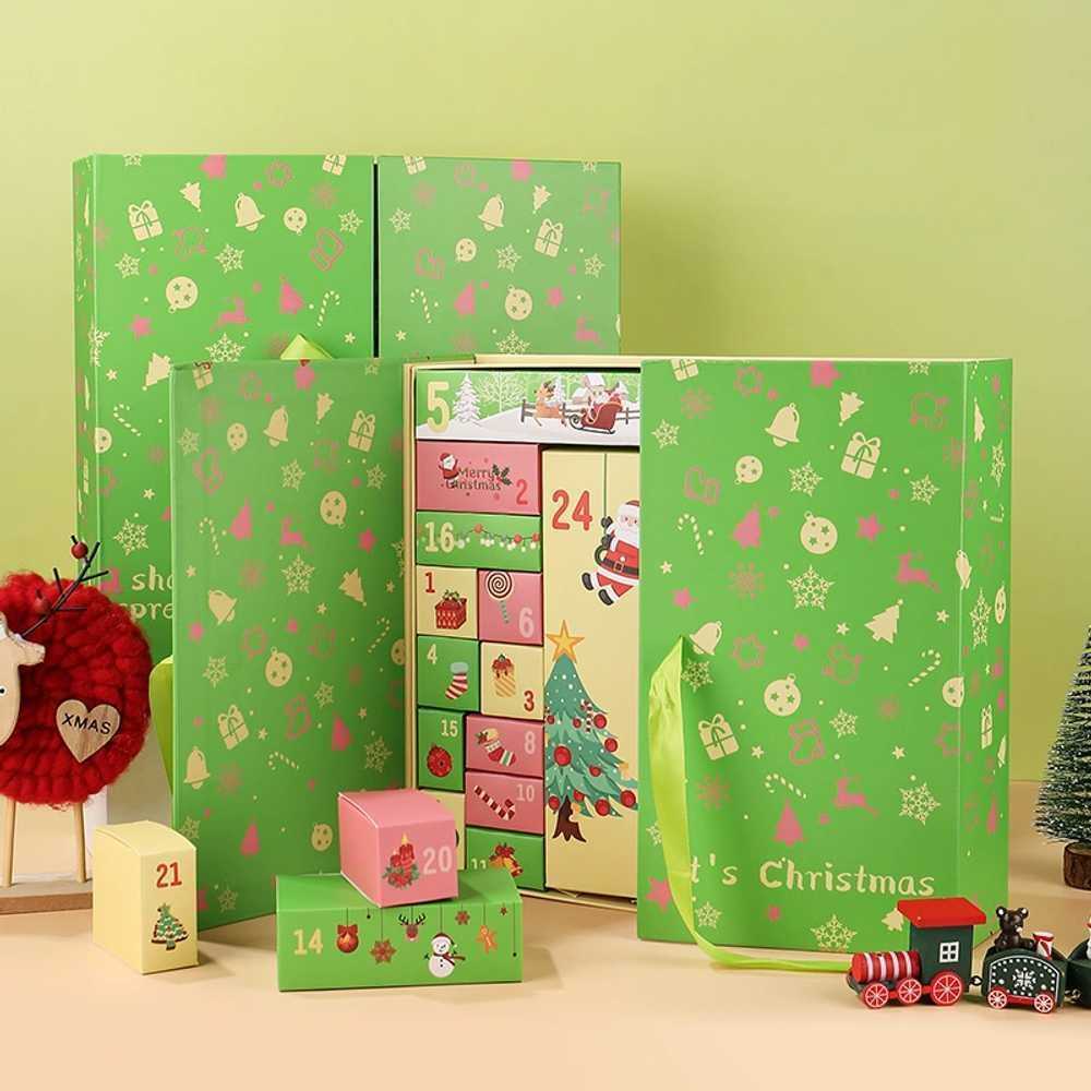 고스트캠프 어드벤트캘린더diy DIY 달력 선물 상자 금색 카운트다운 상자 - 상세 이미지 2