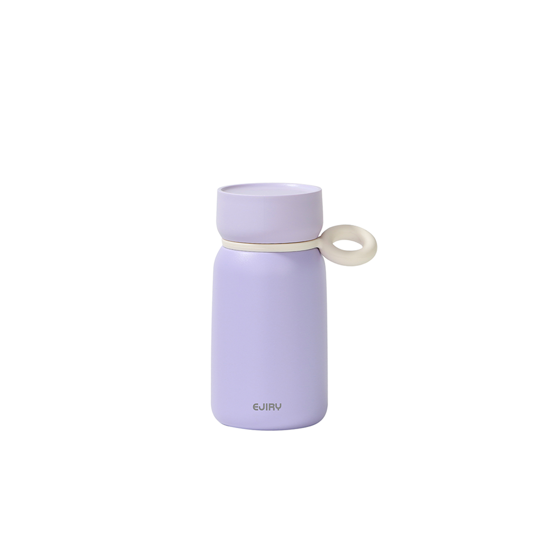 에지리 호리 텀블러 보온보냉 초등학생 손잡이 스텐 미니텀블러 330ml, 퍼플 - 상품 이미지