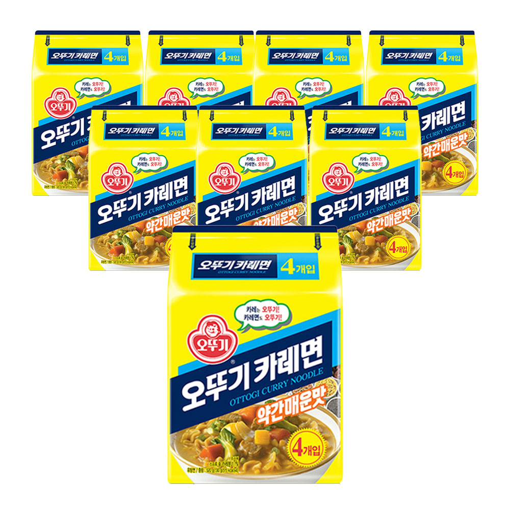 오뚜기 오뚜기카레면 130g, 32개