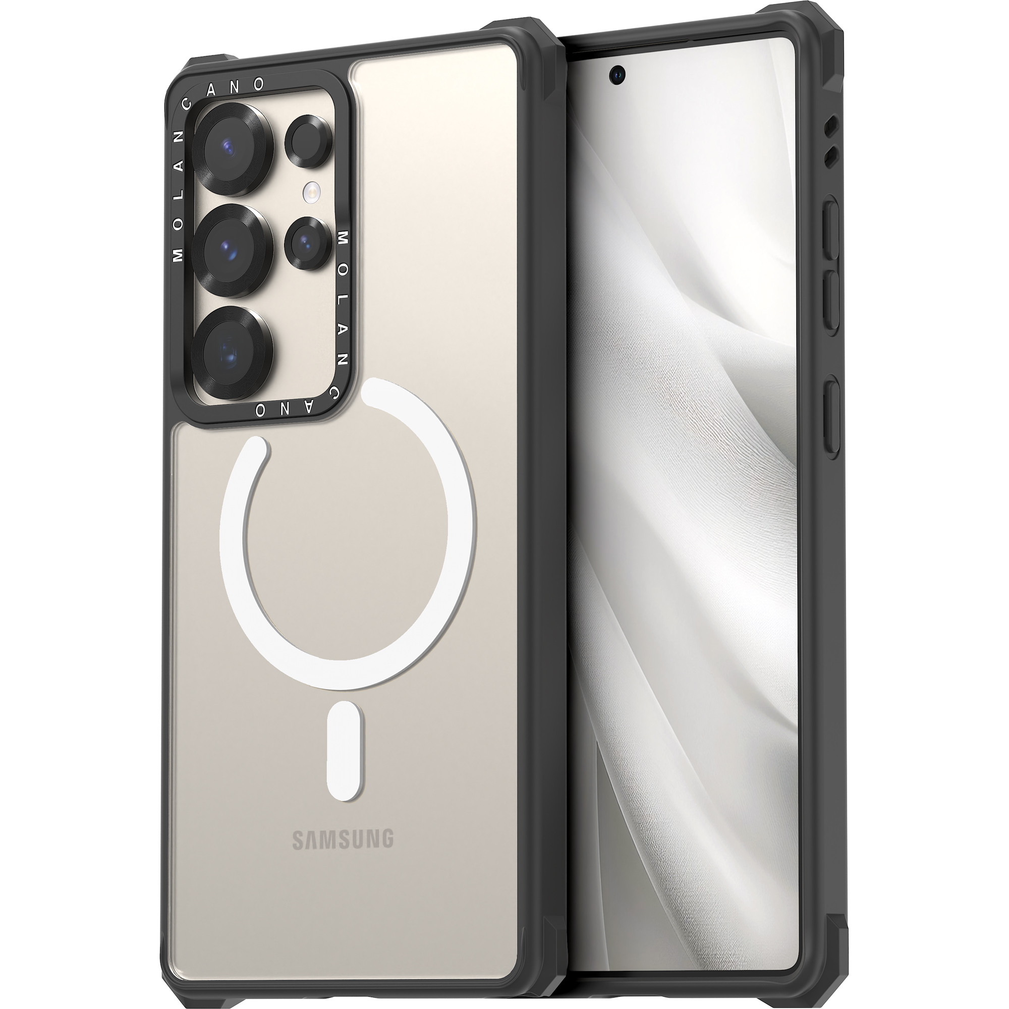 임팩트 제로 시그니처 맥세이프 범퍼 케이스 투명, 갤럭시S25울트라