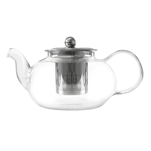 티포트 내열 유리 티팟 티인퓨저 차주전자 600ml, 투명 - 상세 이미지 3