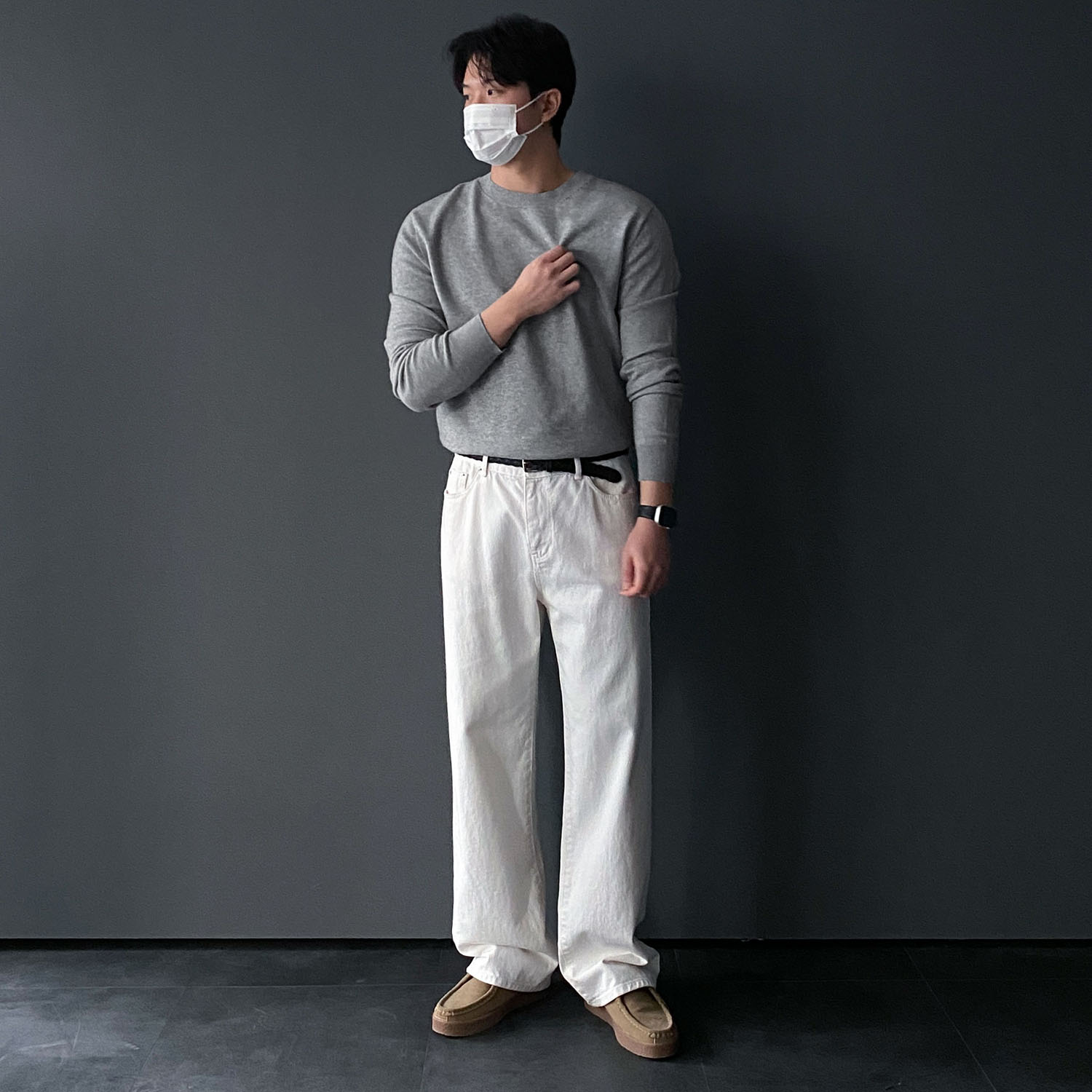 남성캐시미어니트 워셔블니트 홀가먼트니트 이미지 8