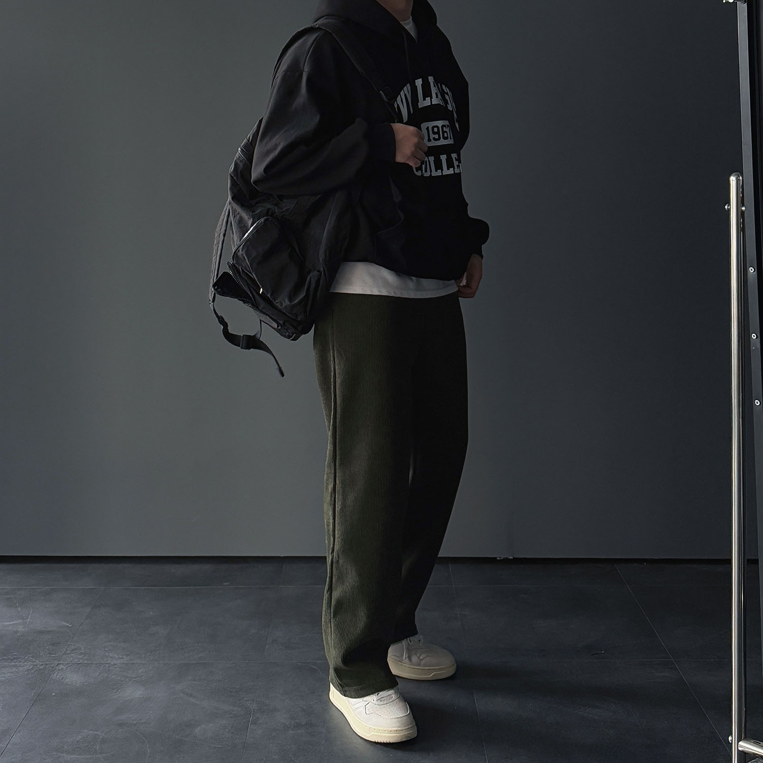 1+1 남성골덴바지 남성코듀로이팬츠 남자와이드 - 상세 이미지 3