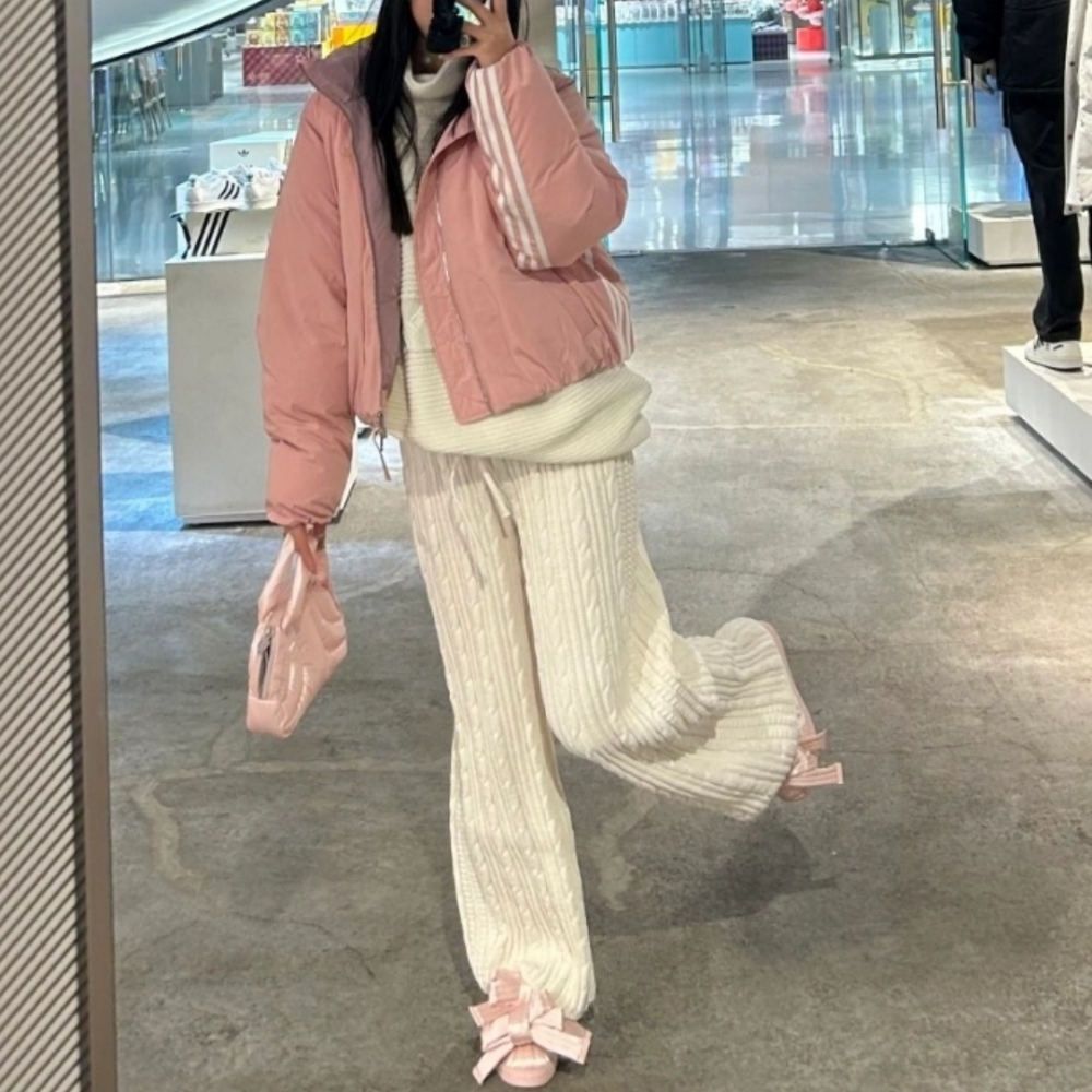 아디다스 캐롤라인 후 슈퍼스타 블러쉬 베이비핑크 스니커즈 JQ8737 - 상세 이미지 2