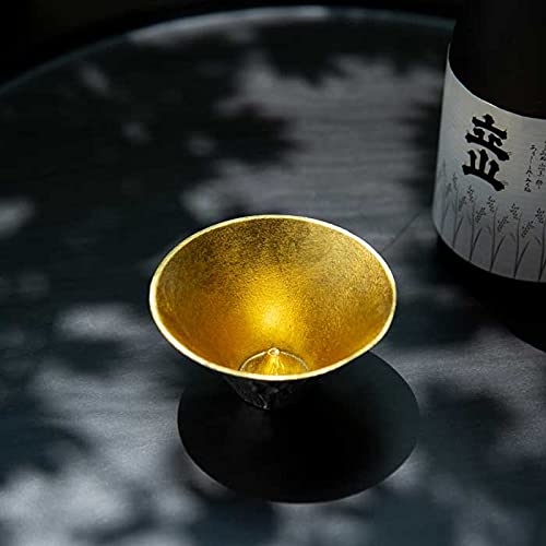 노사쿠 Nosaku 일본 후지산 주석 금박 사케잔 술잔 60ml 511285 - 상세 이미지 2