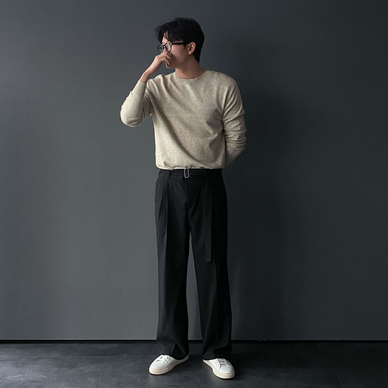 남성캐시미어니트 워셔블니트 홀가먼트니트 이미지 6