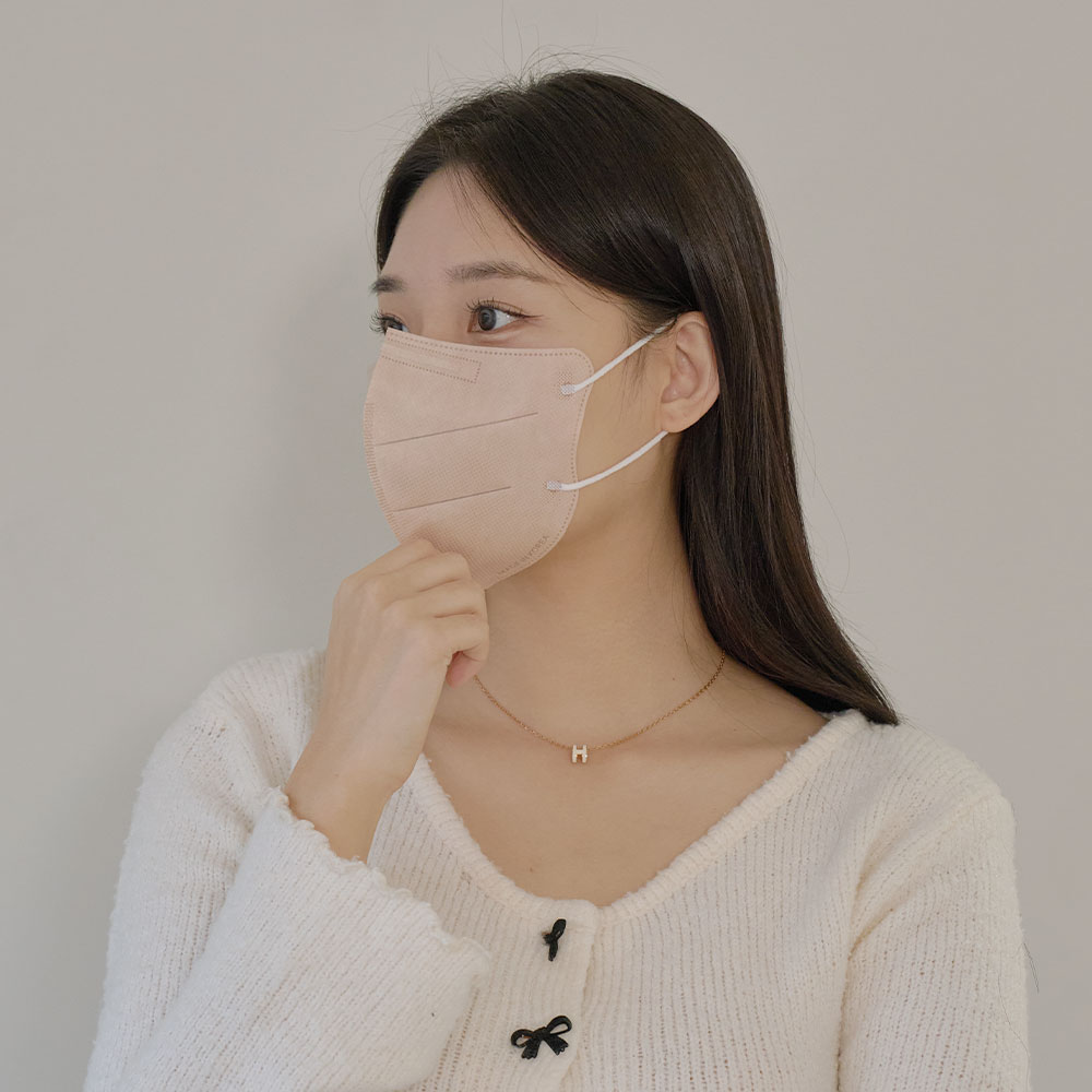 KF94 새부리형 마스크 대형 50매+50매 숨쉬기편한 일회용 얇은 마스크