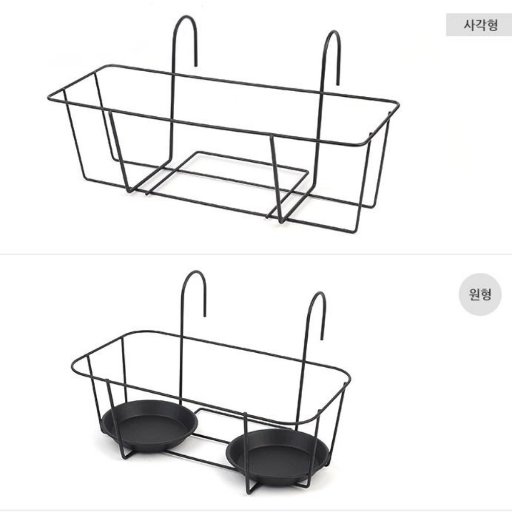 창틀용화분걸이대 식물선반 베란다 다육이 아파트 철제 정리대 이미지 8