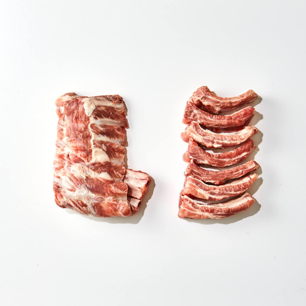 돼지 등갈비 한돈 1kg 돼지갈비 바베큐 쪽갈비 이미지 3
