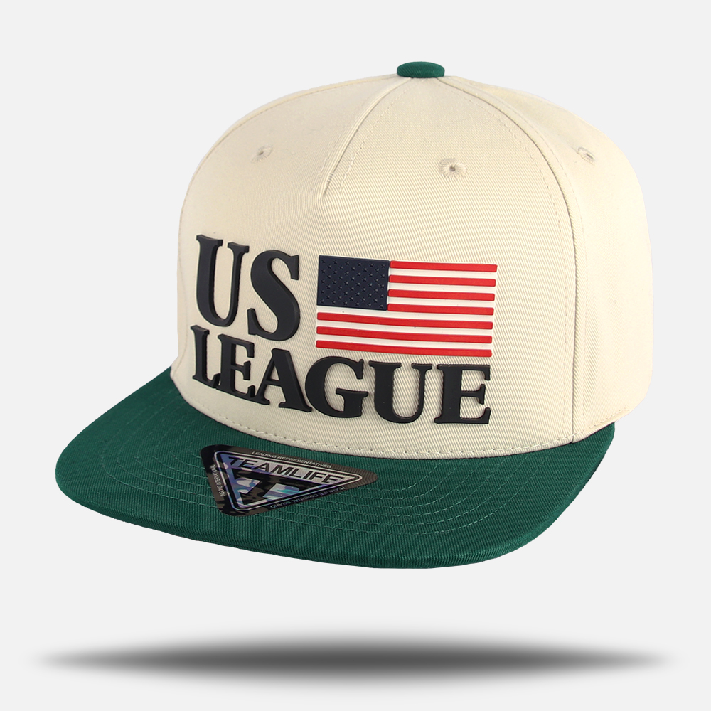 US LEAGUE 성조기 스냅백 모자 남자 스트릿 캠프 캡 남성 힙합모자 - 상세 이미지 3