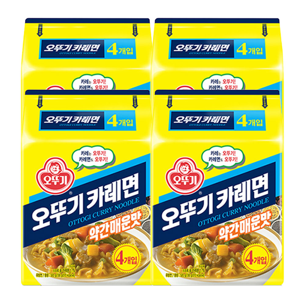 오뚜기 오뚜기카레면 130g, 16개