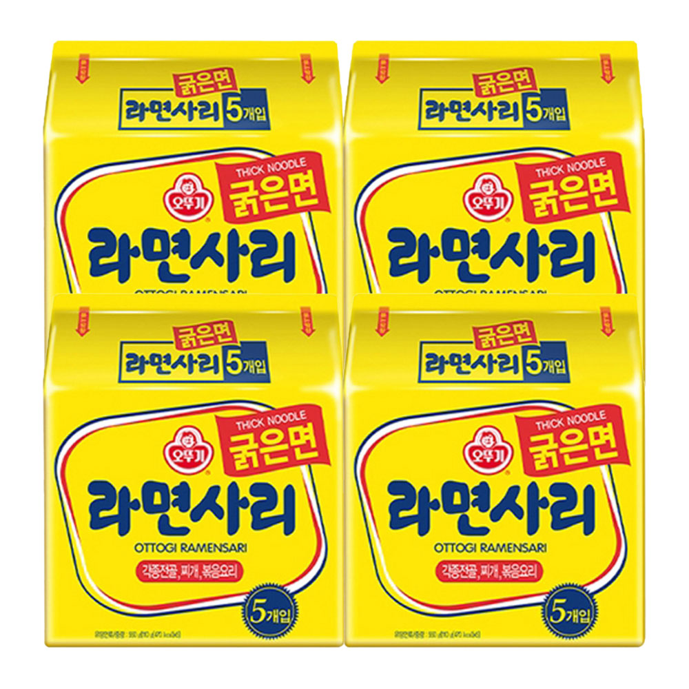 오뚜기 라면사리 굵은면 110g, 20개