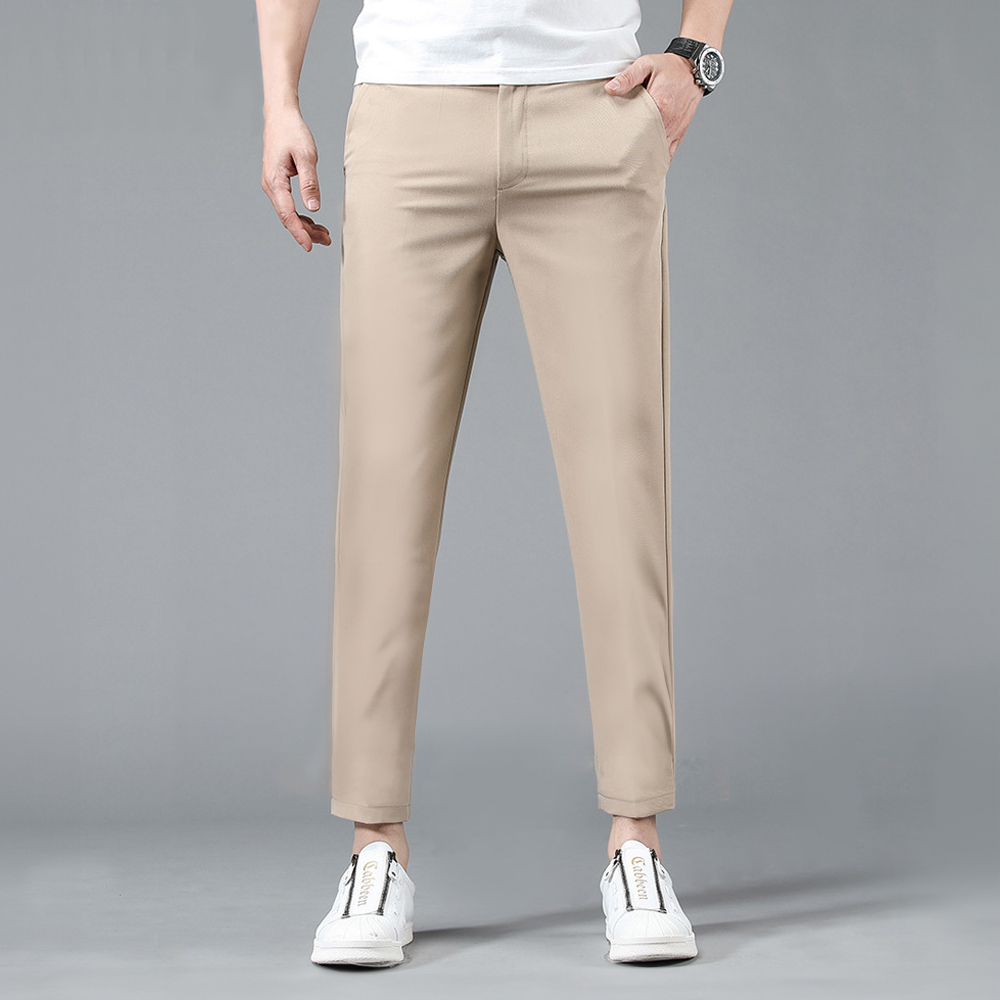 홀리데이 1+1 남녀공용 면스판바지/ 밴딩 슬림팬츠 - 상품 이미지