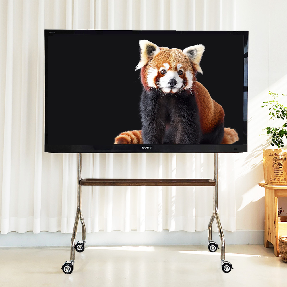 이동식 티비거치대 TV스탠드 중형 대형 1단