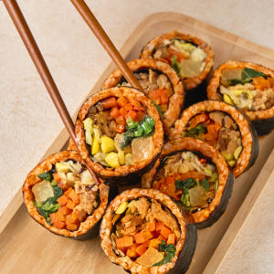 굿스푼 저당 잡곡 곤약 우엉유부 비건 김밥 외 9종 간편 냉동김밥 220... 맛있게 먹은 솔직 후기 - 상품 이미지 2
