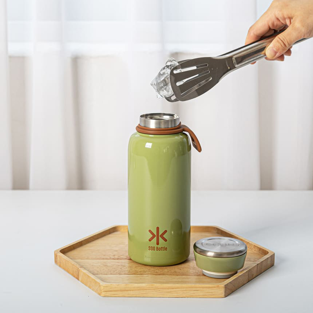 퀸센스 CESSIN 수 보틀 텀블러 올리브 450ml - 상품 이미지
