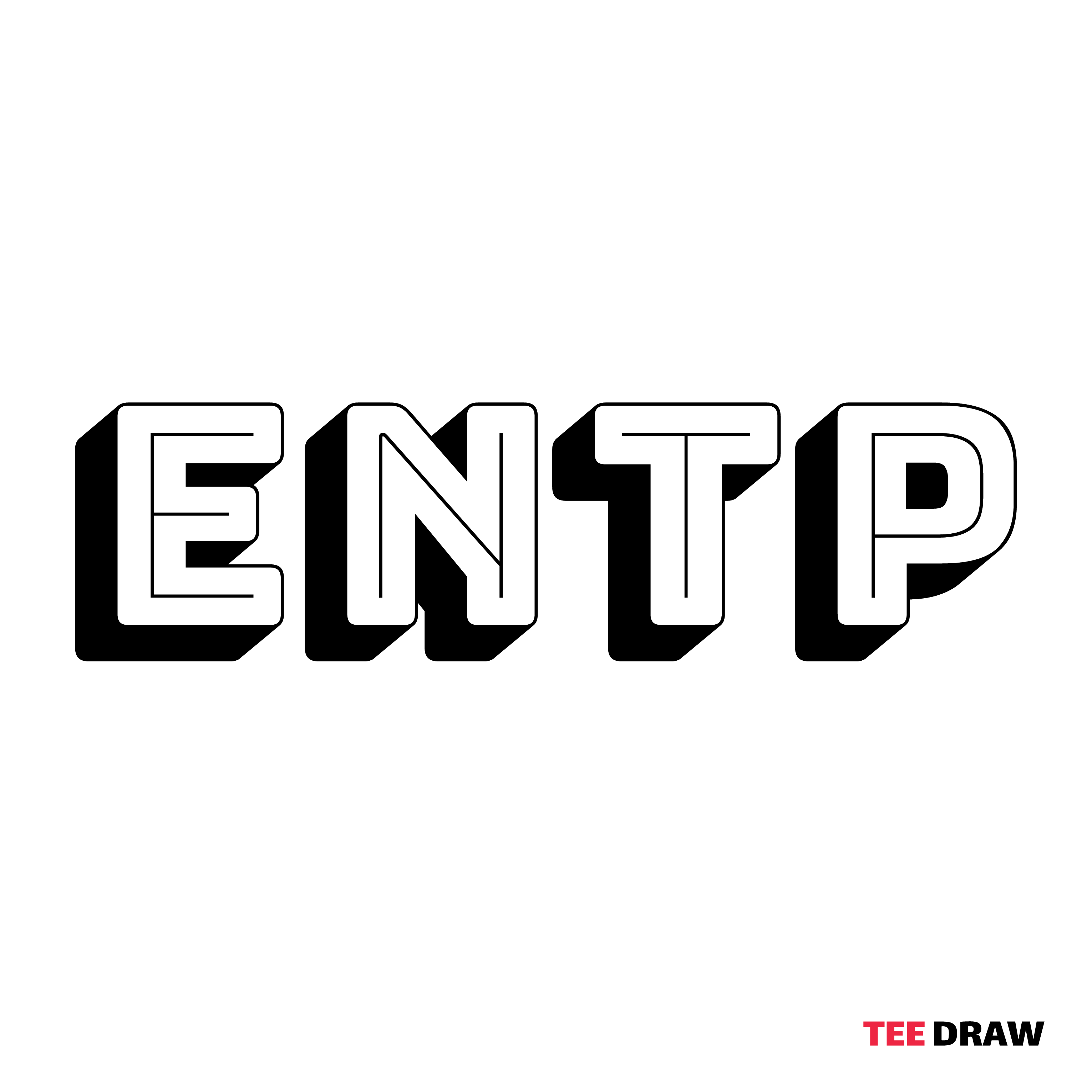 MBTI 티셔츠 제작 - 메인 이미지
