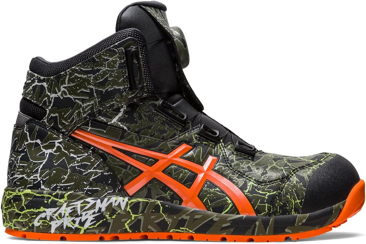 아식스 asics 안전화 작업화 6인치 보아 CP304 마그마 한정판 - 상세 이미지 2