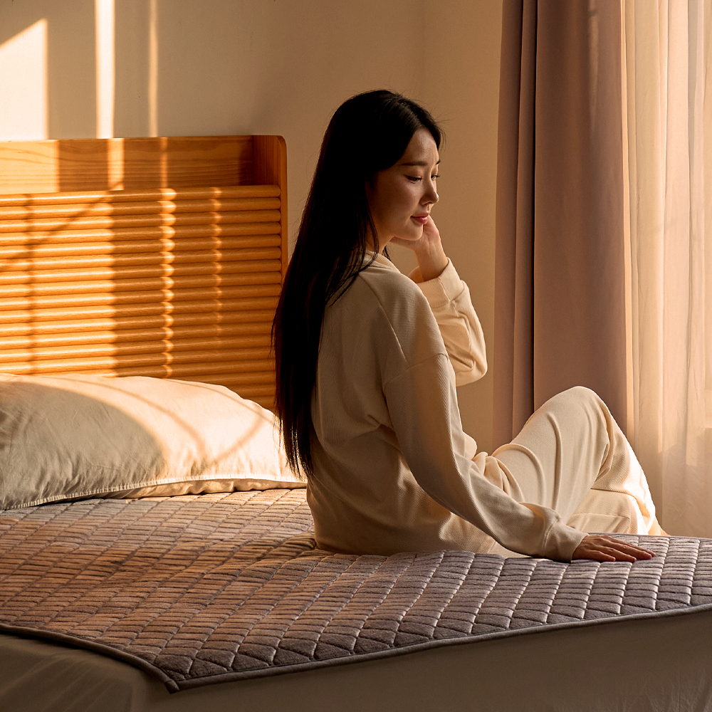 전자파없는 국산 한일의료기 탄소매트 전기매트 EMF 카본 전기요 캠핑 더블, 150x200cm, 코지실버