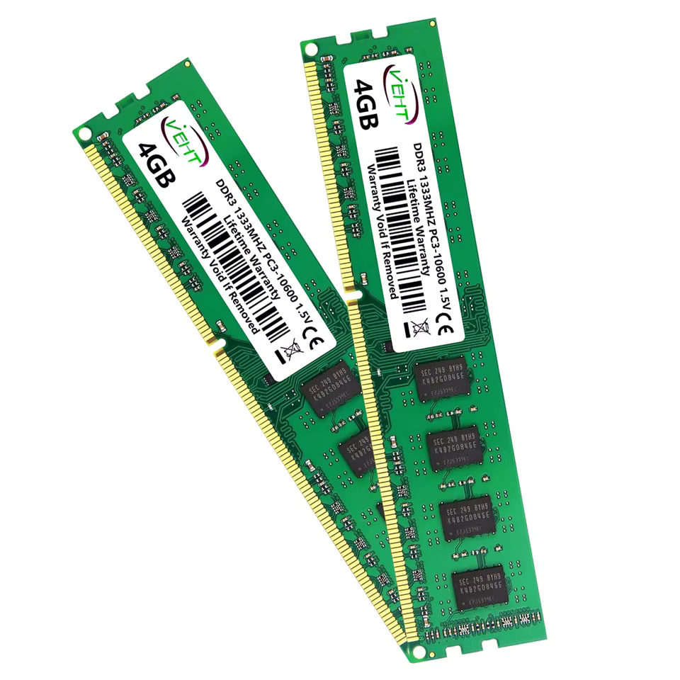 DDR3 DDR4 데스크탑 메모리 RAM PC3 1.5V 1066 1333 1600Mhz PC4 1.2V 2133 2400 2666Mhz UDIMM 비 ECC 램 2GB 4GB : 돈나무19