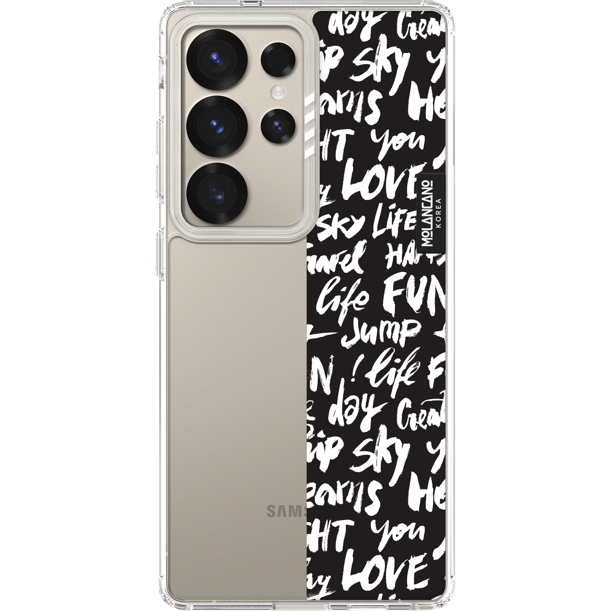 갤럭시 S25 울트라 크리스탈 디자인 투명 범퍼 케이스 스마일스티커 - 상세 이미지 2