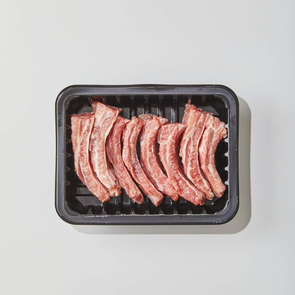 돼지 등갈비 한돈 1kg 돼지갈비 바베큐 쪽갈비 이미지 2