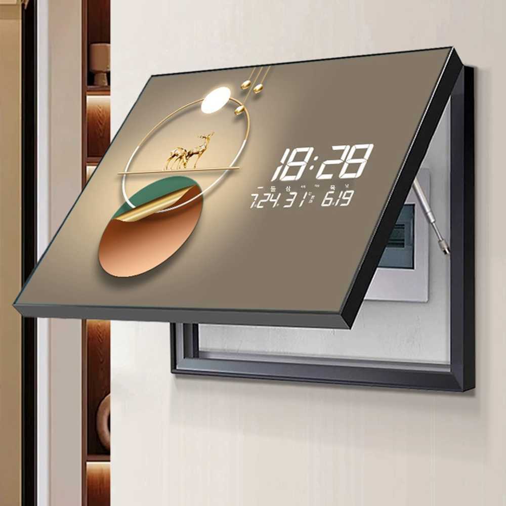 고스트캠프 만년달력 2025년 탁상 캘린더 만년 탁상용 50x40 검정 알루미늄 액자 - 상세 이미지 5