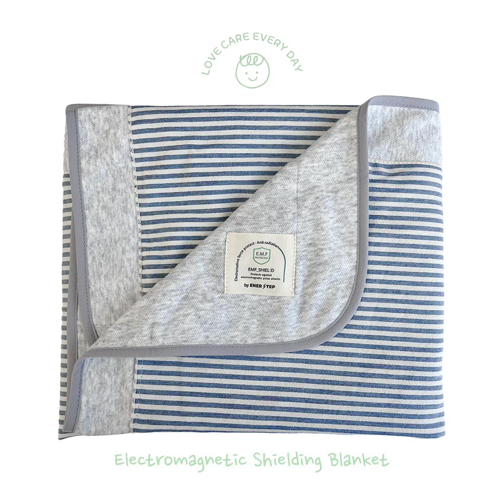 전자파차단 아기 블랭킷 단품 낮잠이불 임신 출산 선물 에너스텝 스트라이프
