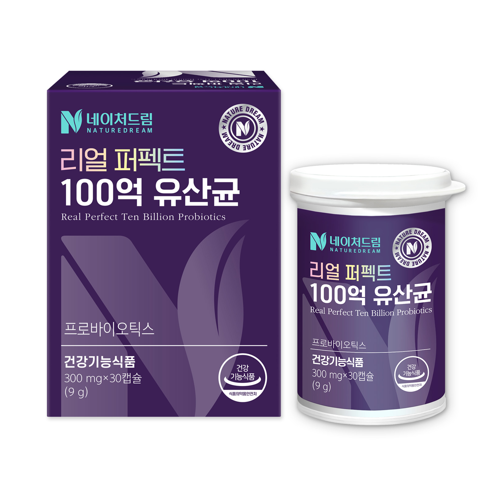 네이처드림 리얼 퍼펙트 100억 유산균 300mgx30캡슐 3박스/식물성캡슐 프로바이오틱스 100억 보장 - 상세 이미지 2