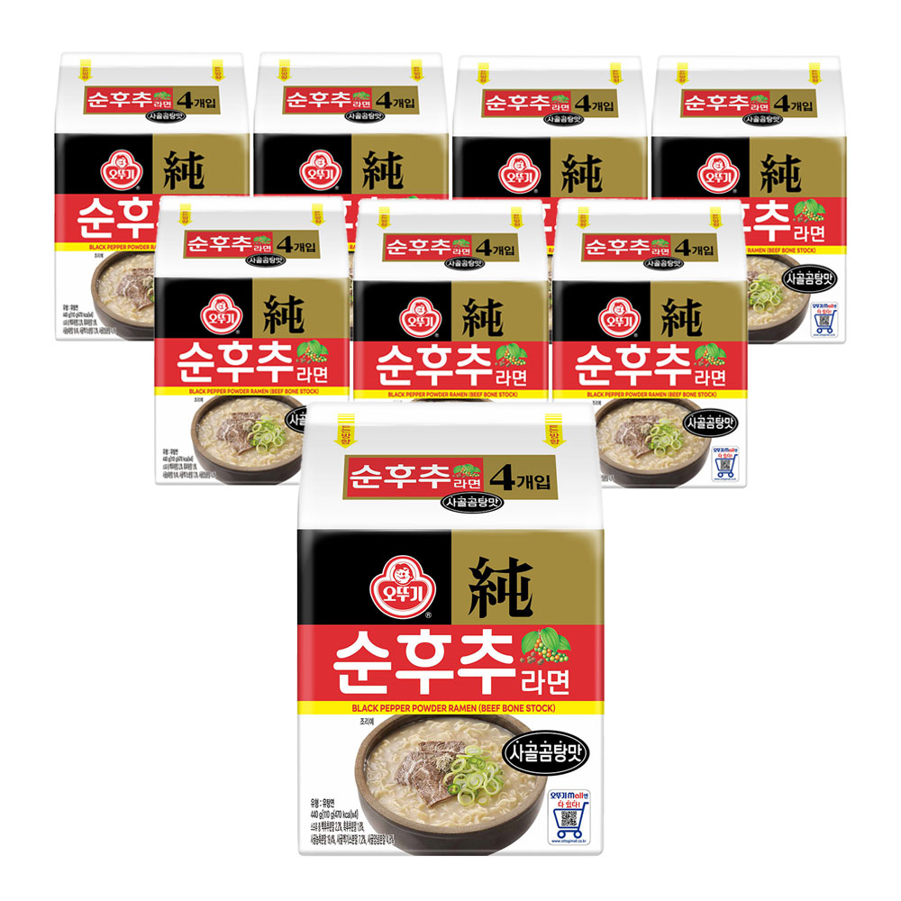 오뚜기 순후추라면 사골곰탕맛 110g, 32개