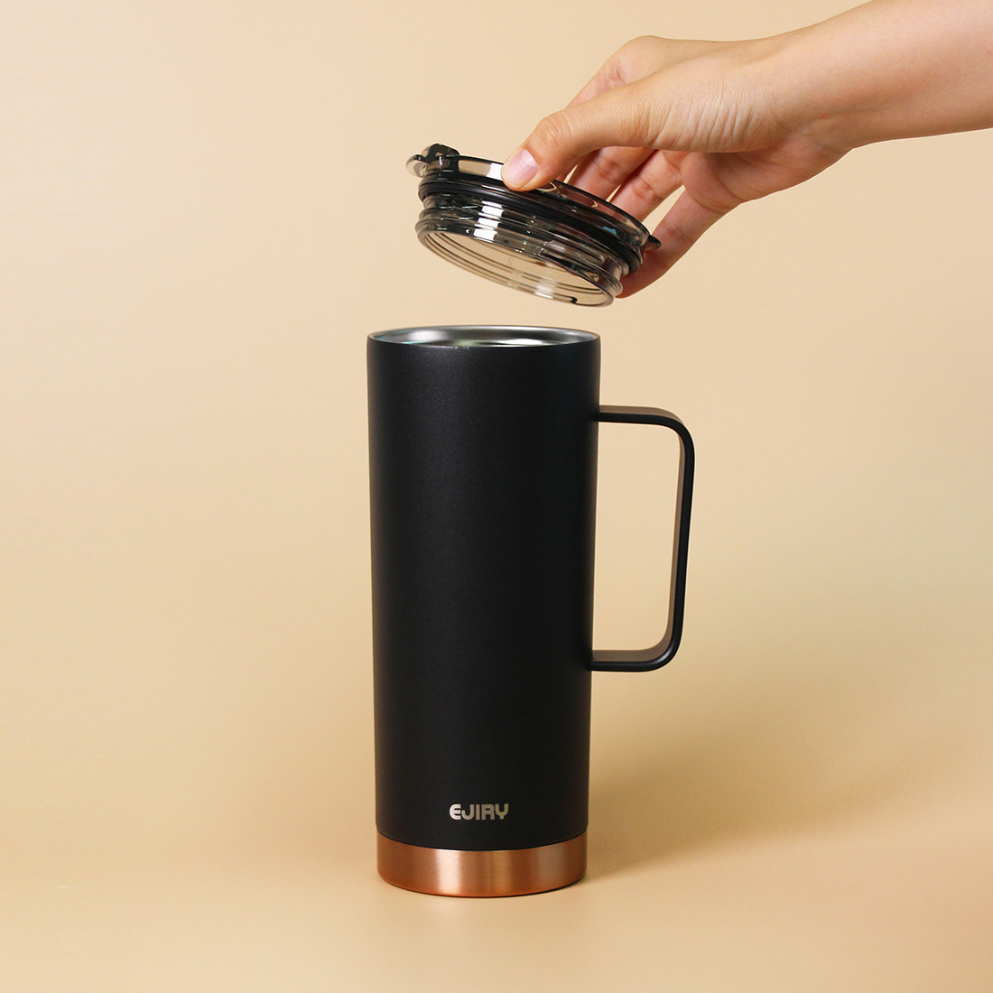에지리 블랑 텀블러 600ml, 루비레드 - 상세 이미지 4