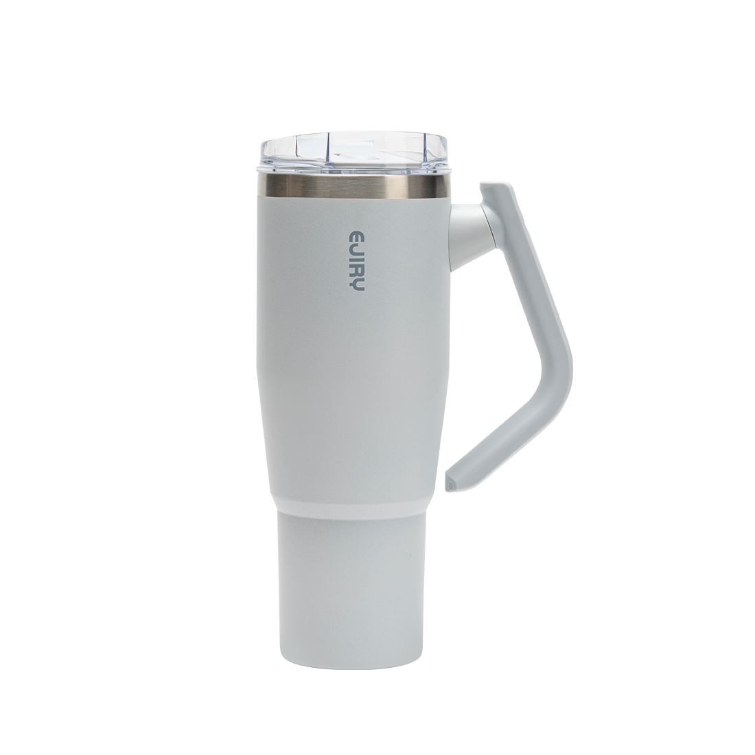 에지리 블레이저 텀블러 회전핸들 손잡이 빨대 대용량 스텐 보온보냉텀블러 1200ml, 그레이 - 상품 이미지