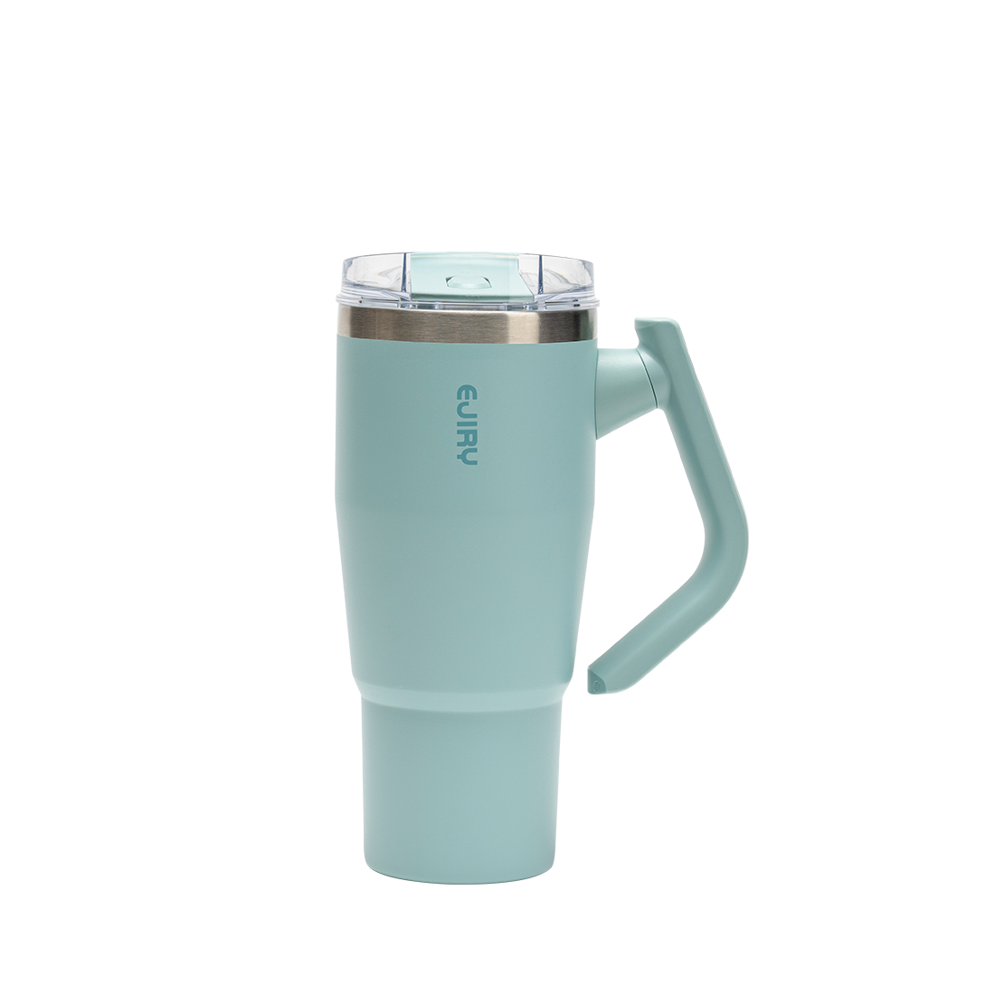에지리 블레이저 텀블러 회전핸들 손잡이 빨대 대용량 스텐 보온보냉텀블러 950ml, 민트