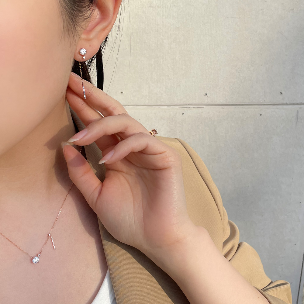 7부 다이아 목걸이 랩 IGI GIA 매력 넘치는 프로포즈 결혼 기념일 선물 여자 친구 - 상세 이미지 4